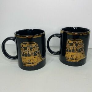 Vtg CP Rail System Twin Cities Terminal Heart Of The Heartland Coffee Train Mugs